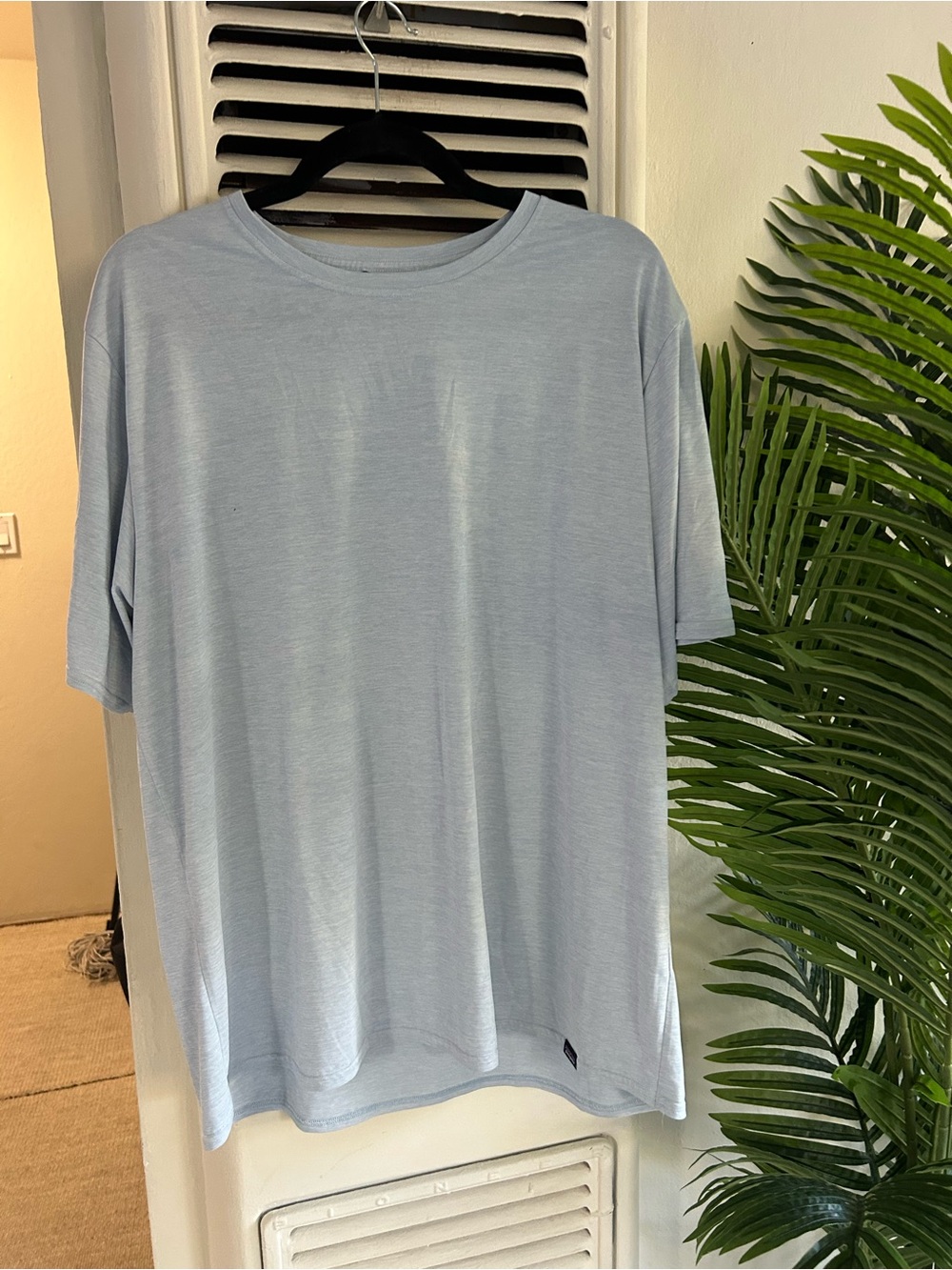 Patagonia Light Blue Short Sleeve Crew T-Shirt